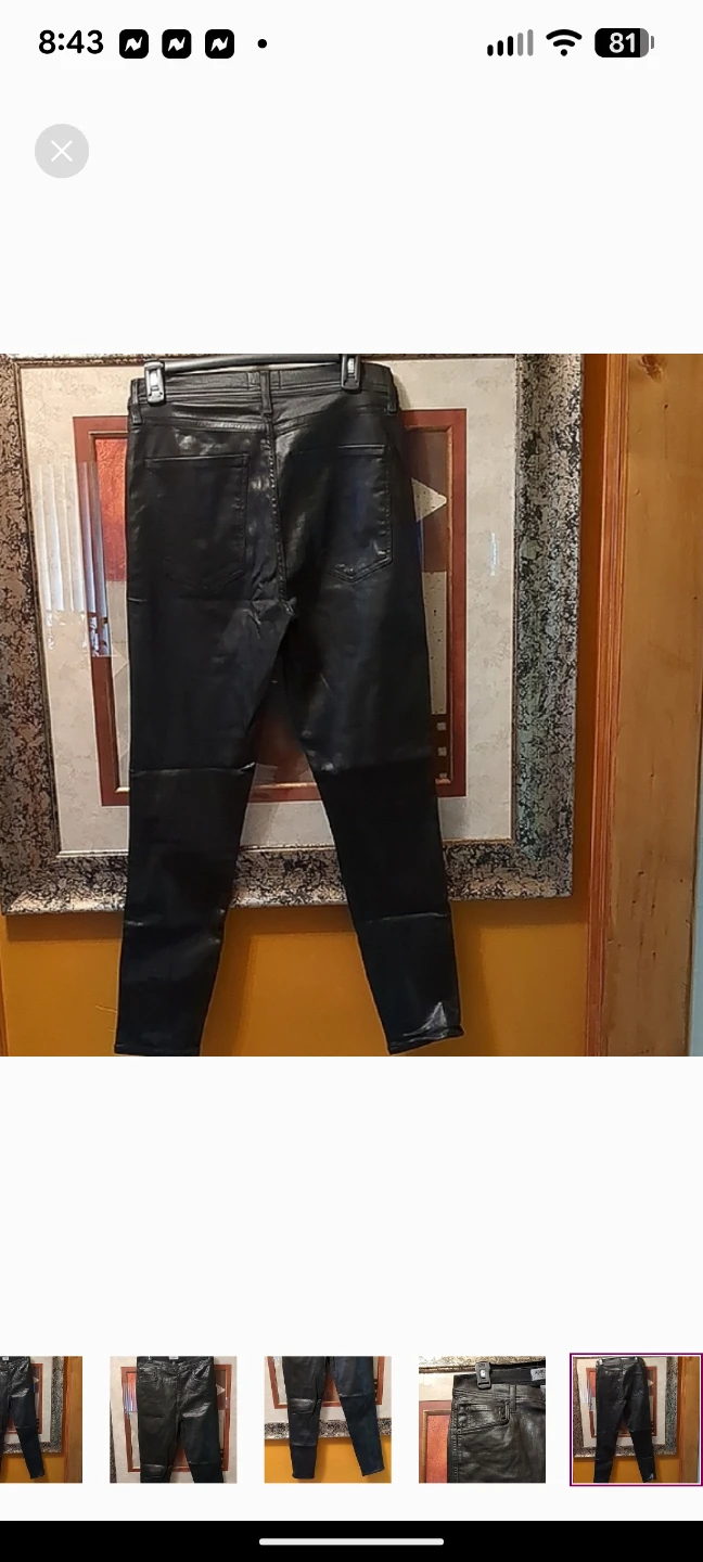 Agolde Black Skinny Jeans Premium Los Angeles - photo 5