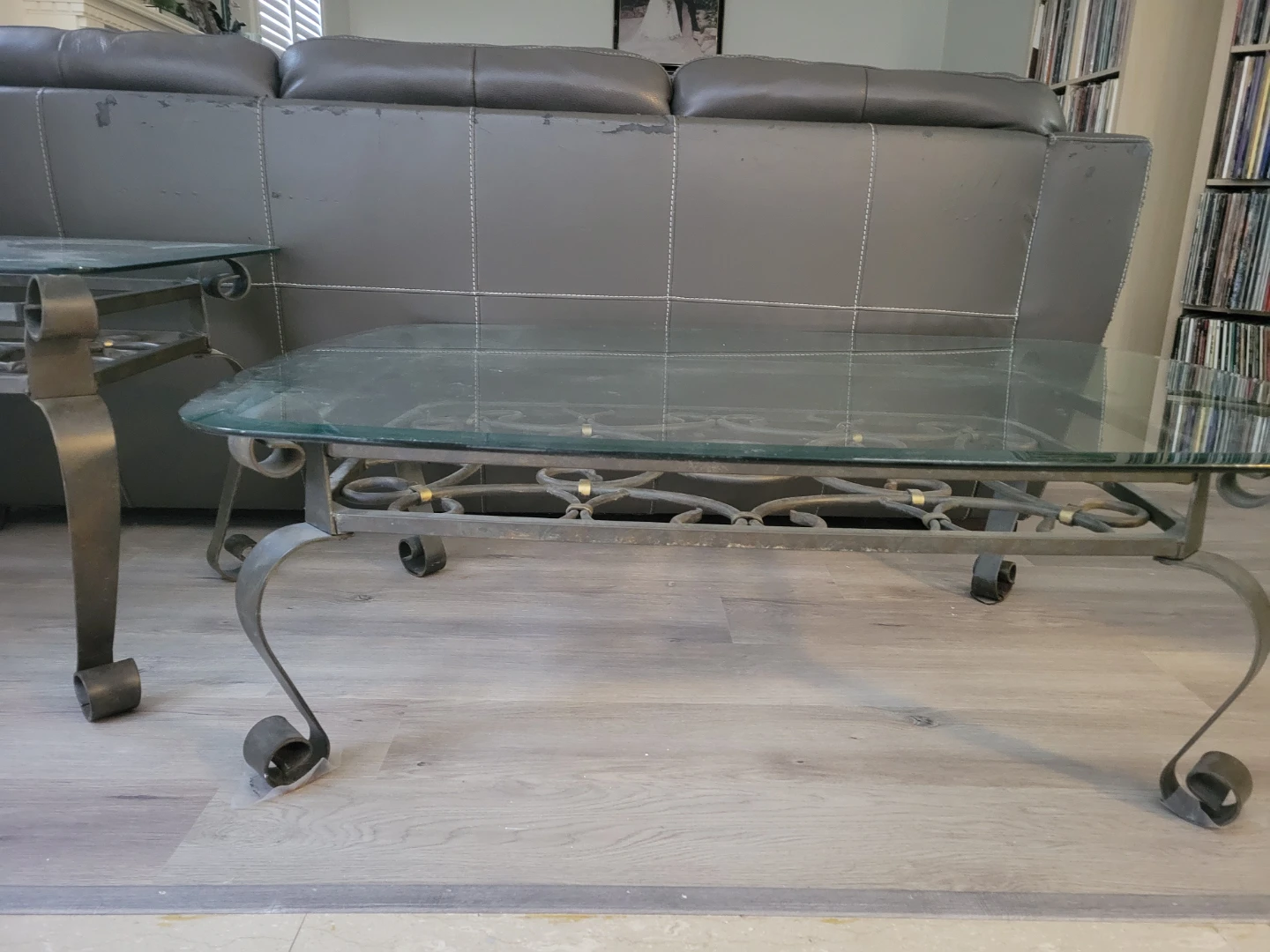 Glass Top Coffee Table and End Table Set - photo 3