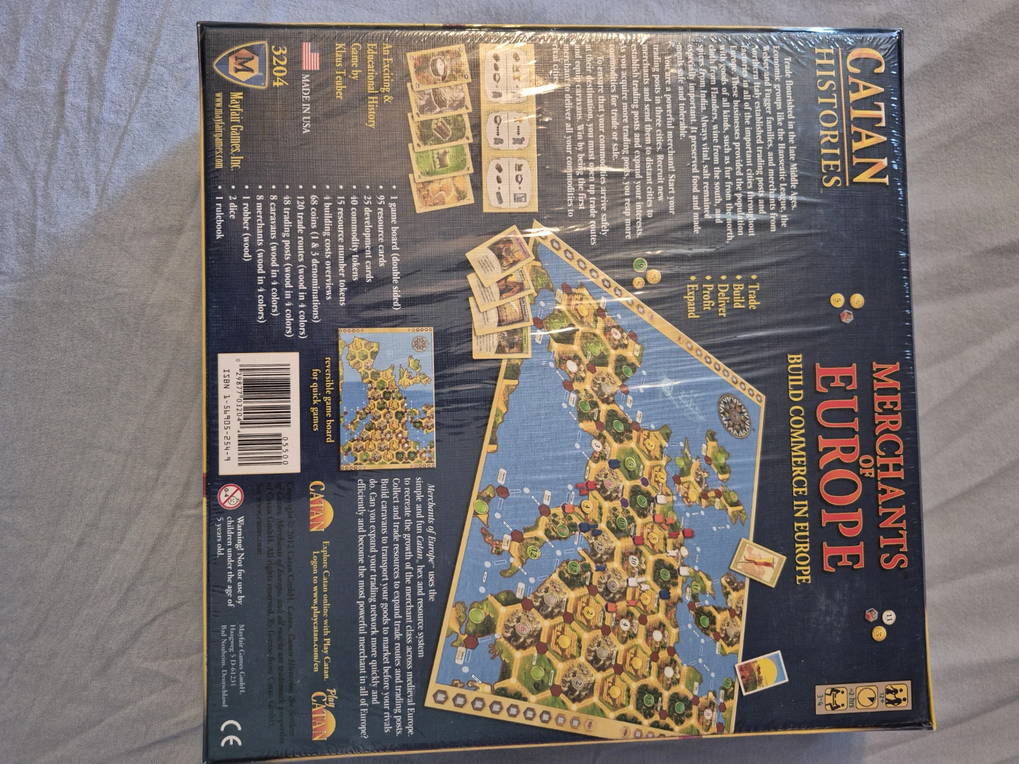 Catan: Histories - Merchants of Europe Board Game - photo 2