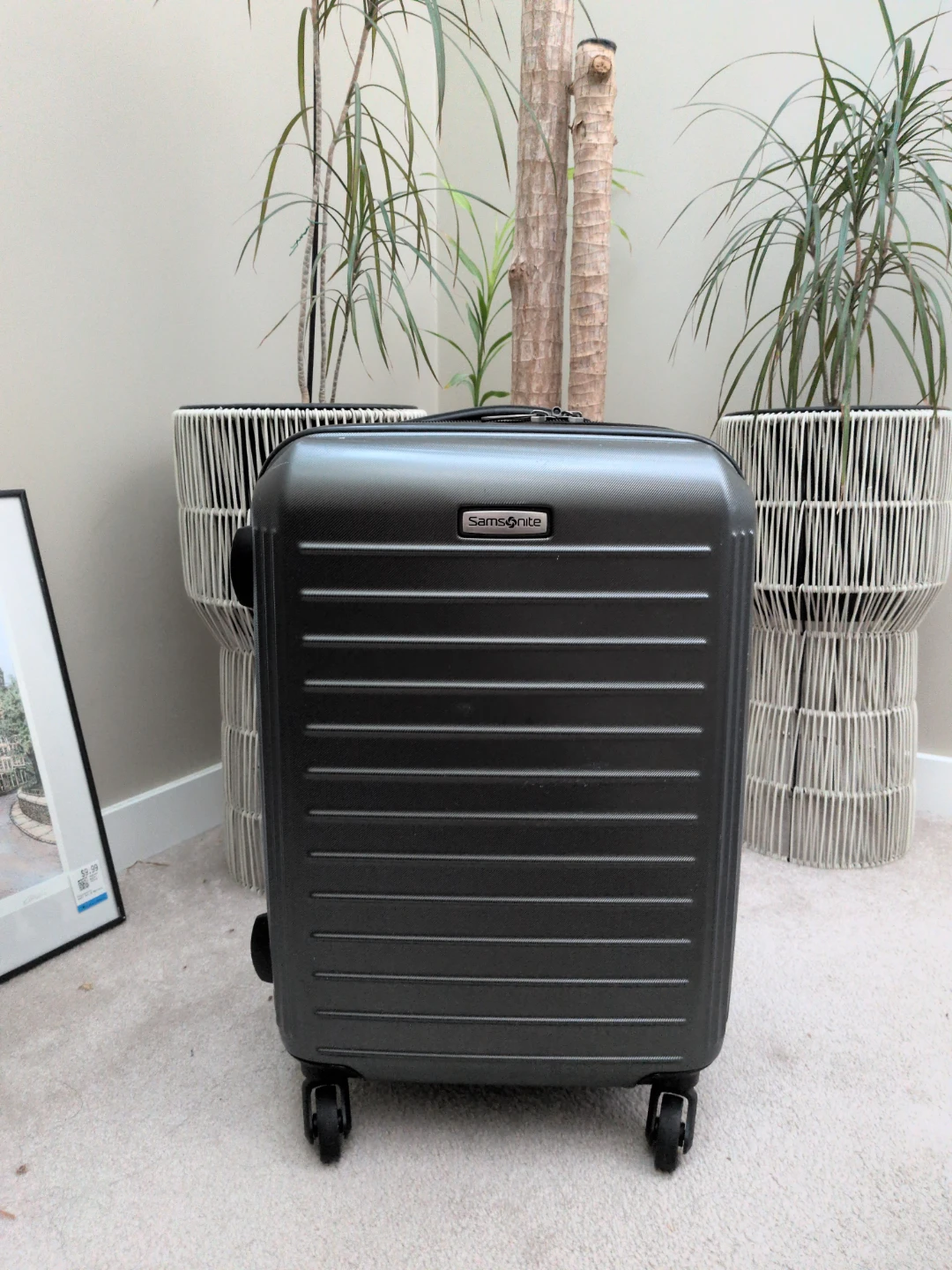Samsonite Grey Hardside Carry-On Suitcase