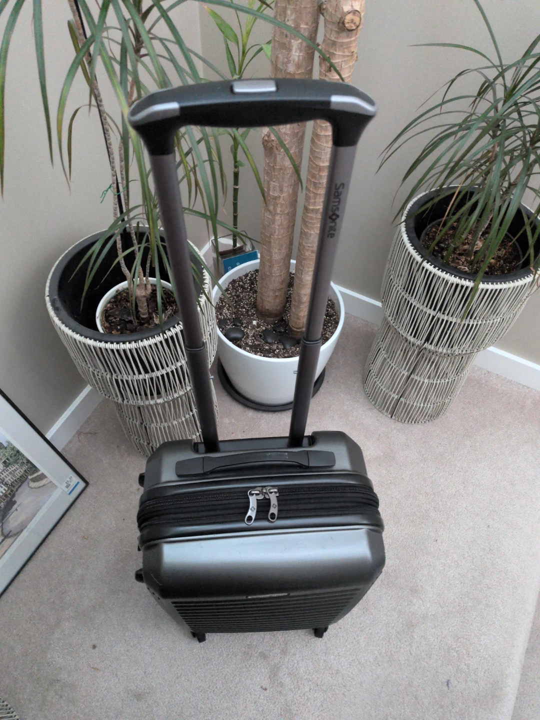 Samsonite Grey Hardside Carry-On Suitcase - photo 2