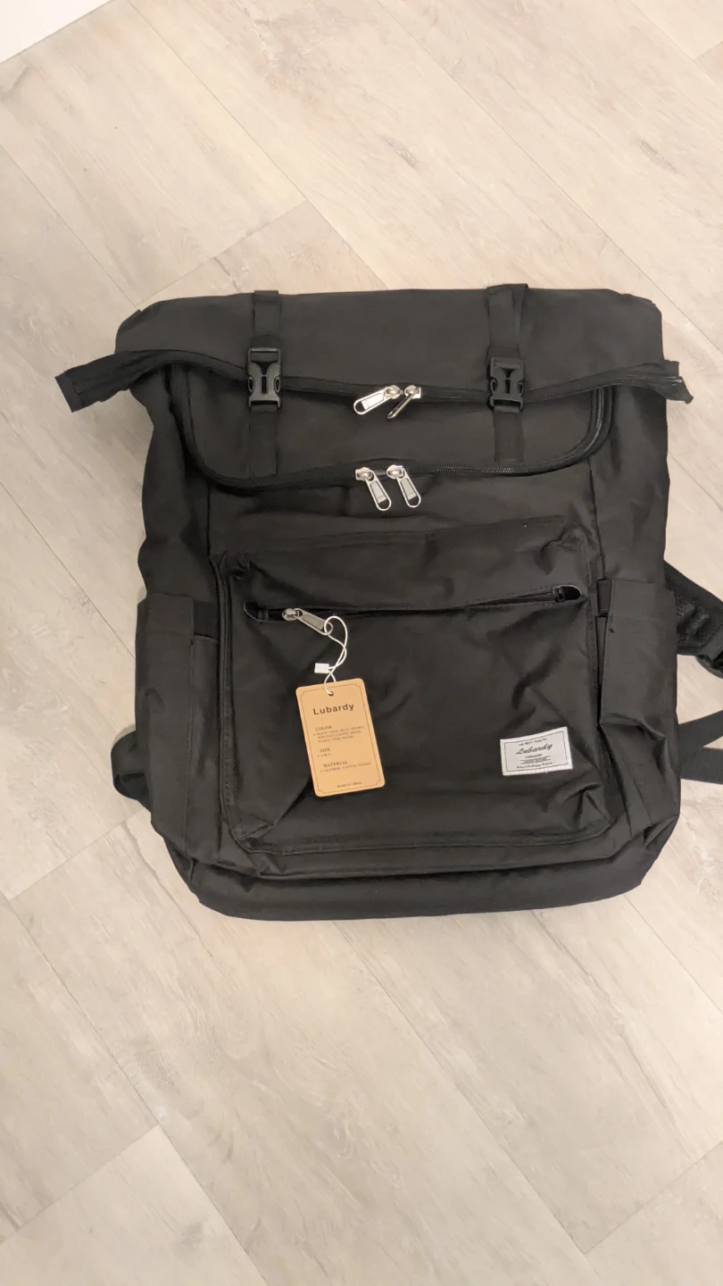 Lubardy Black Backpack