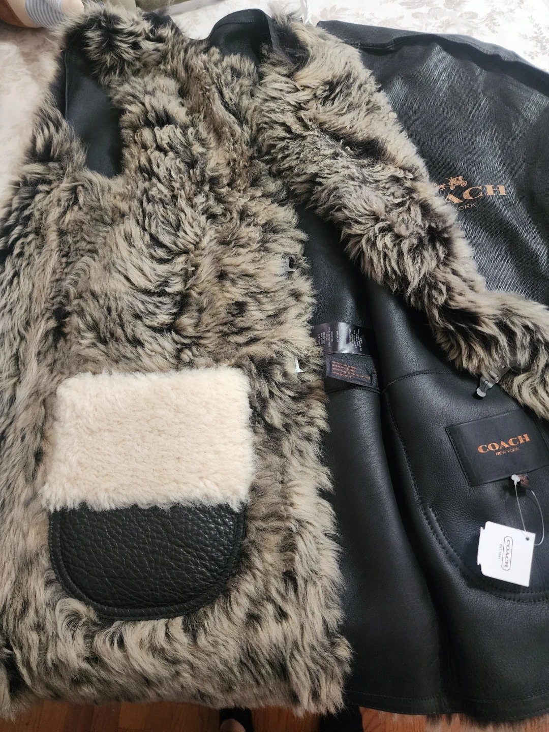 COACH Shearling Vest - photo 4