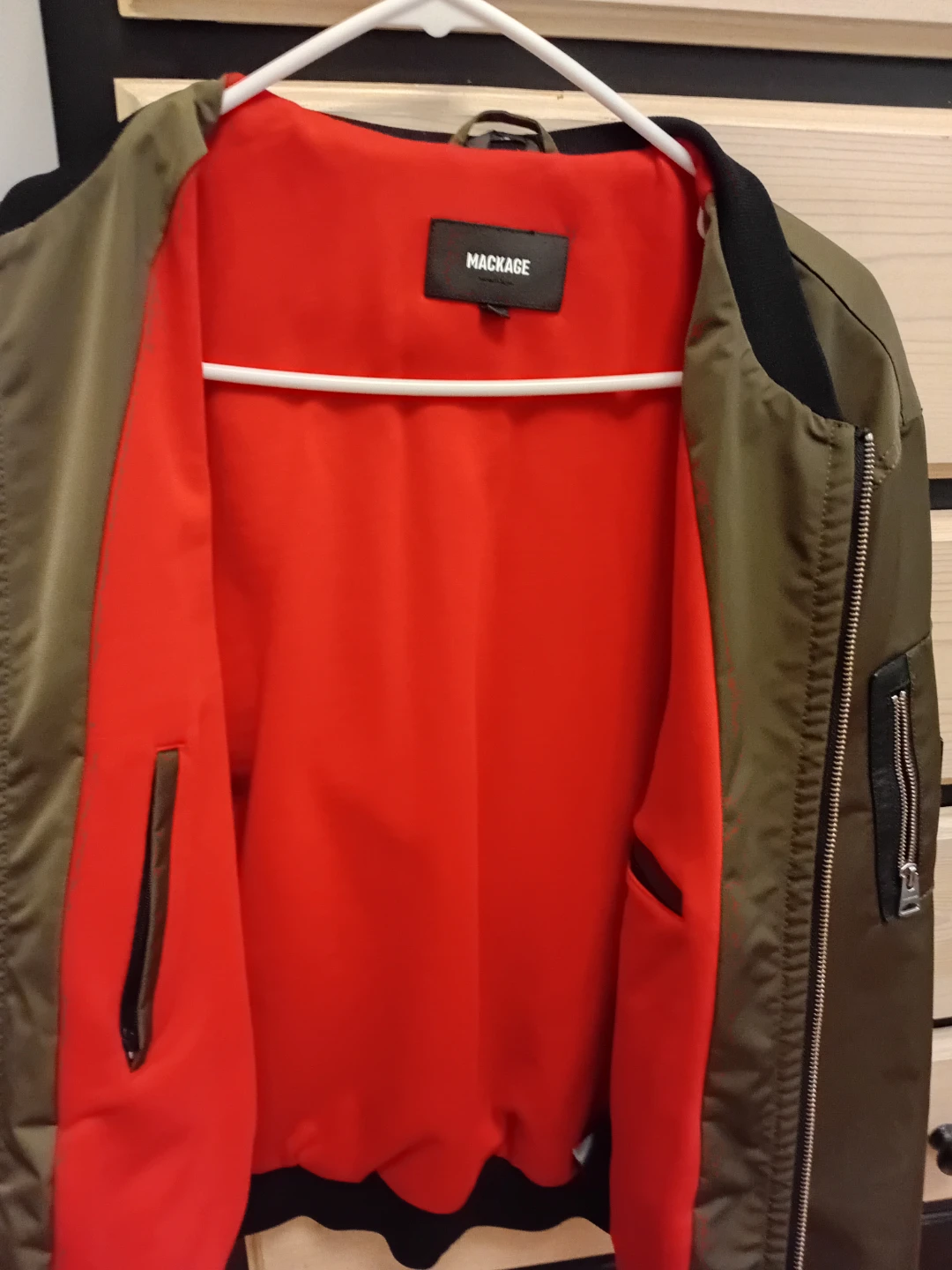 MACKAGE Bomber Jacket - Olive Green - photo 4