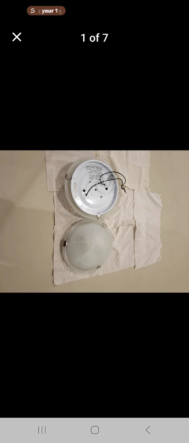 15 Flush Mount Ceiling Lights with LED bulbs - Model A3012-BN - photo 4