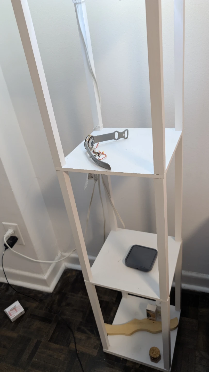 Standing Lamp with Shelves - photo 2
