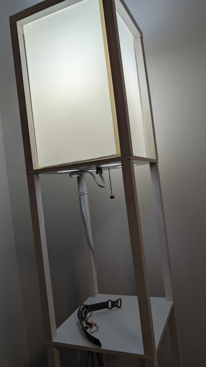 Standing Lamp with Shelves - photo 3