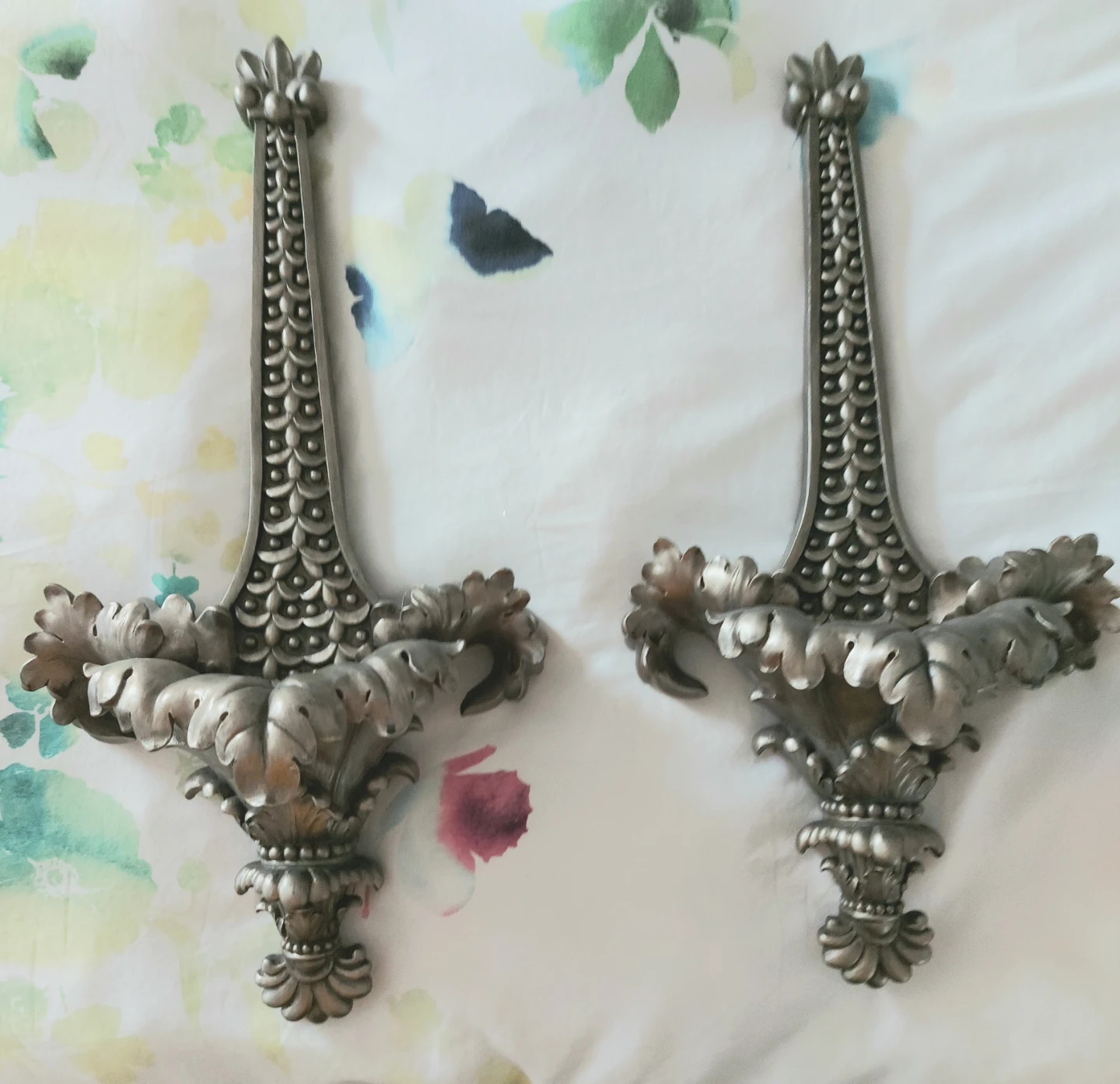 Pair of Baroque/Regency Decorative Wall Sconces