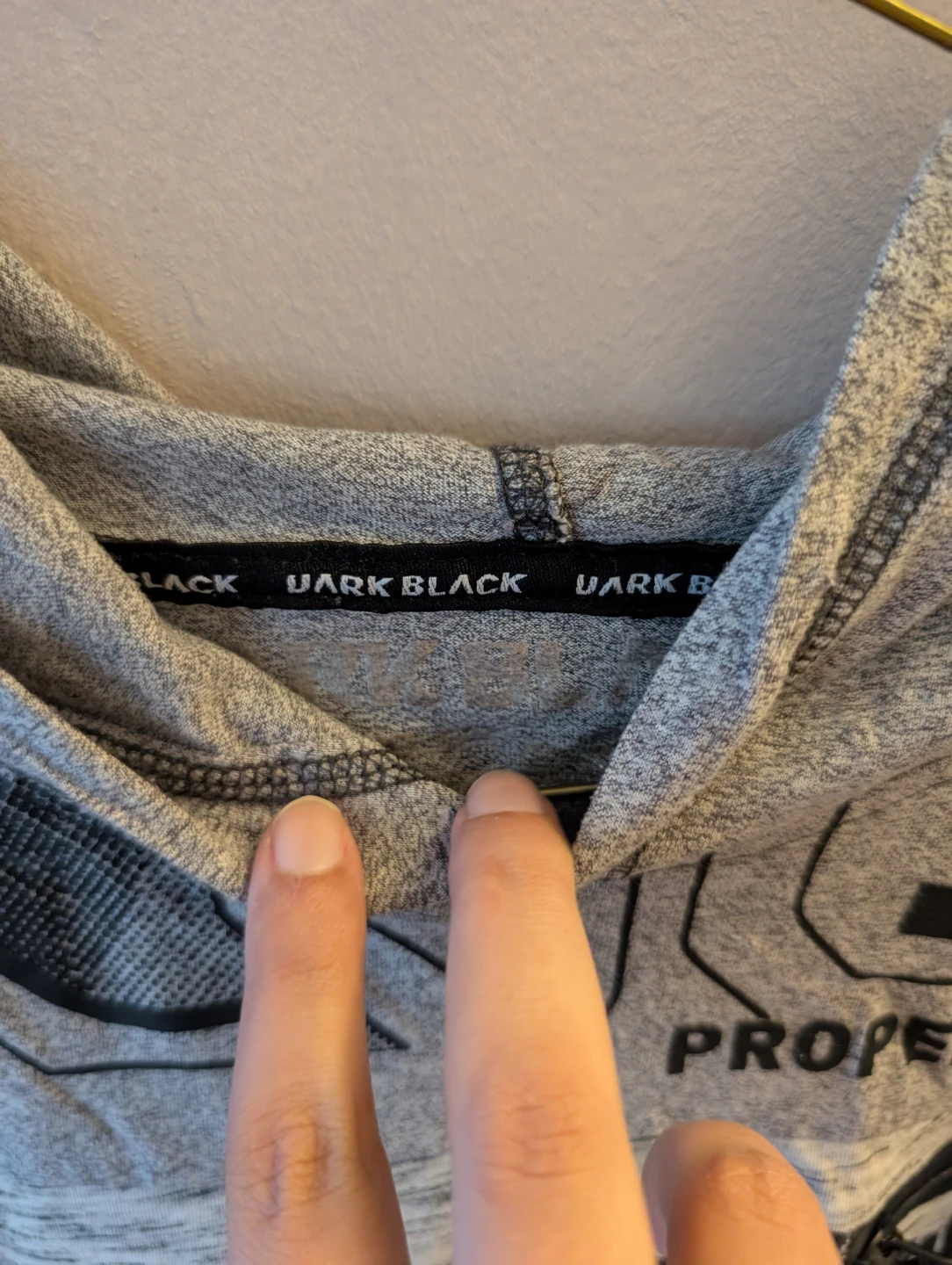 DARK BLACK Short Sleeve Graphic Hoodie T-Shirt - photo 4