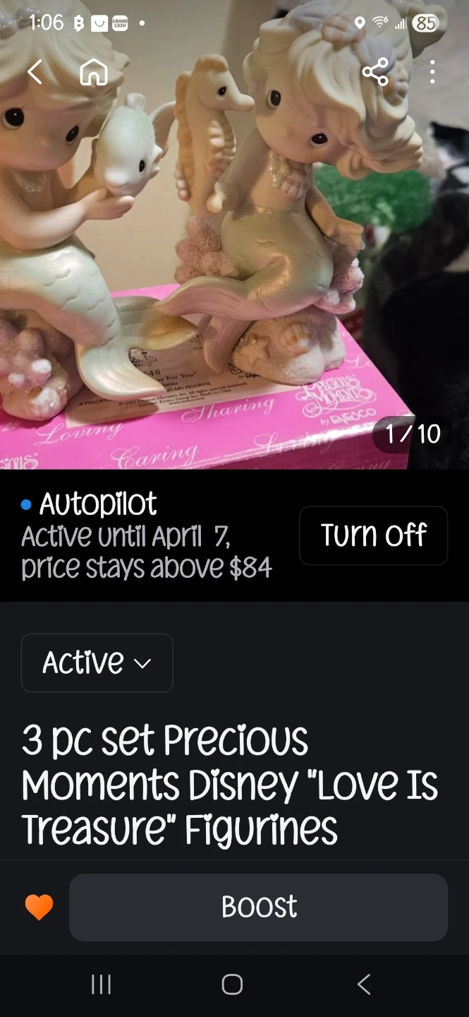 6 NEW antique Precious Moments Disney collectibles - photo 3