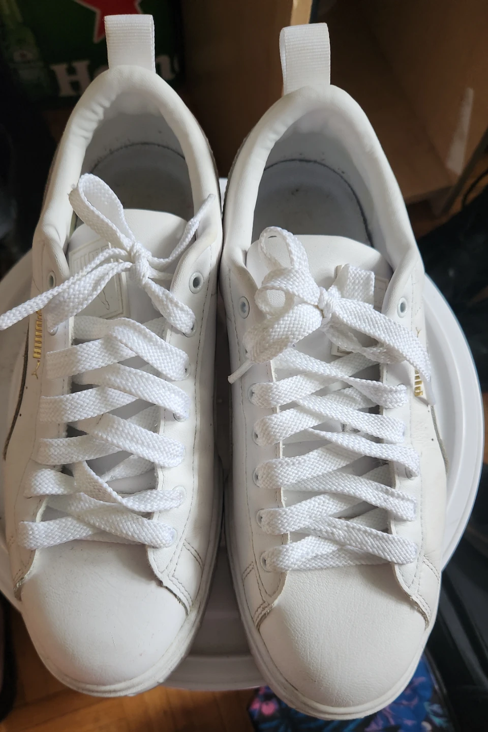 Puma White Platform Sneakers - photo 2