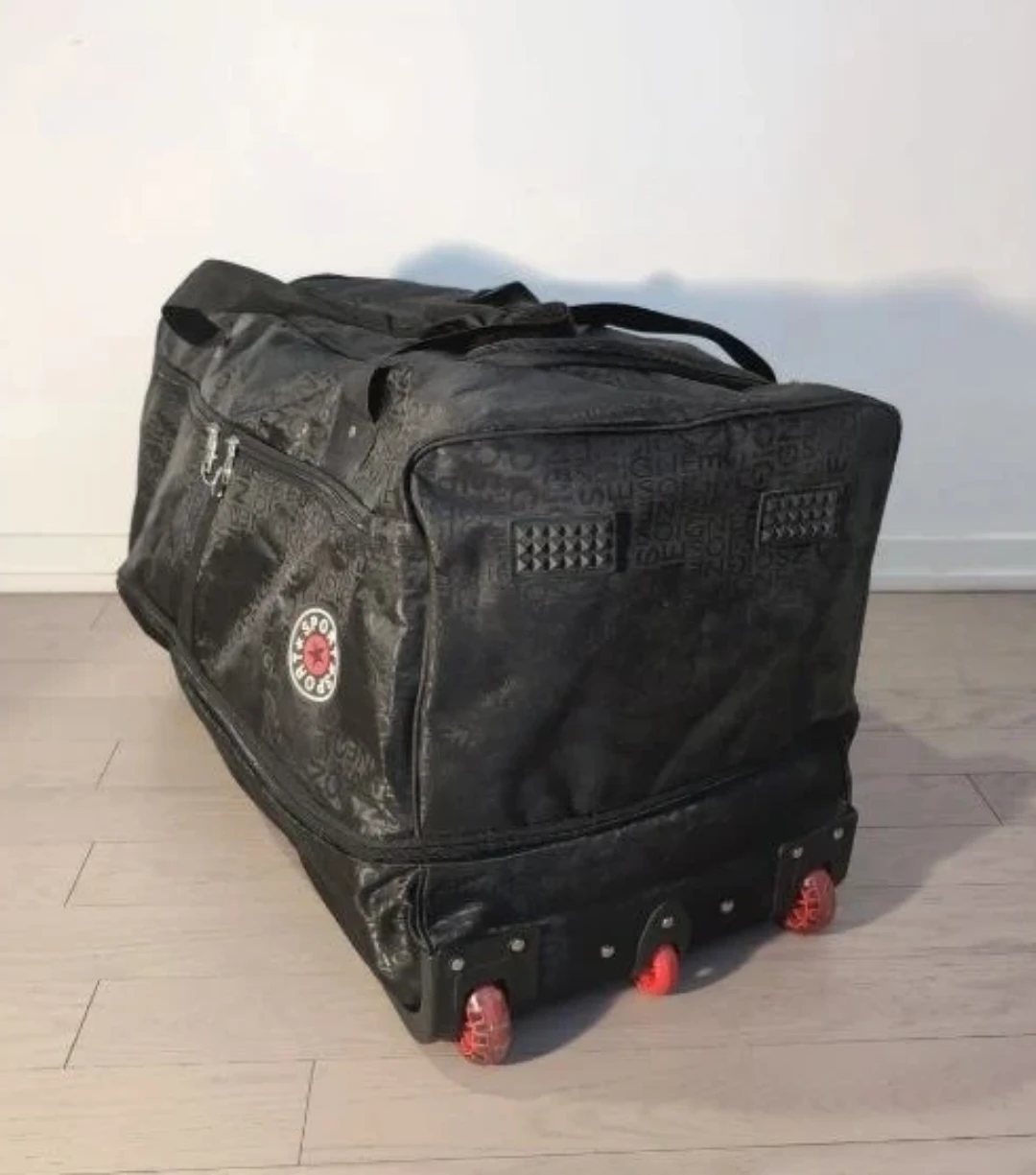 Black Rolling Duffle Bag - photo 2