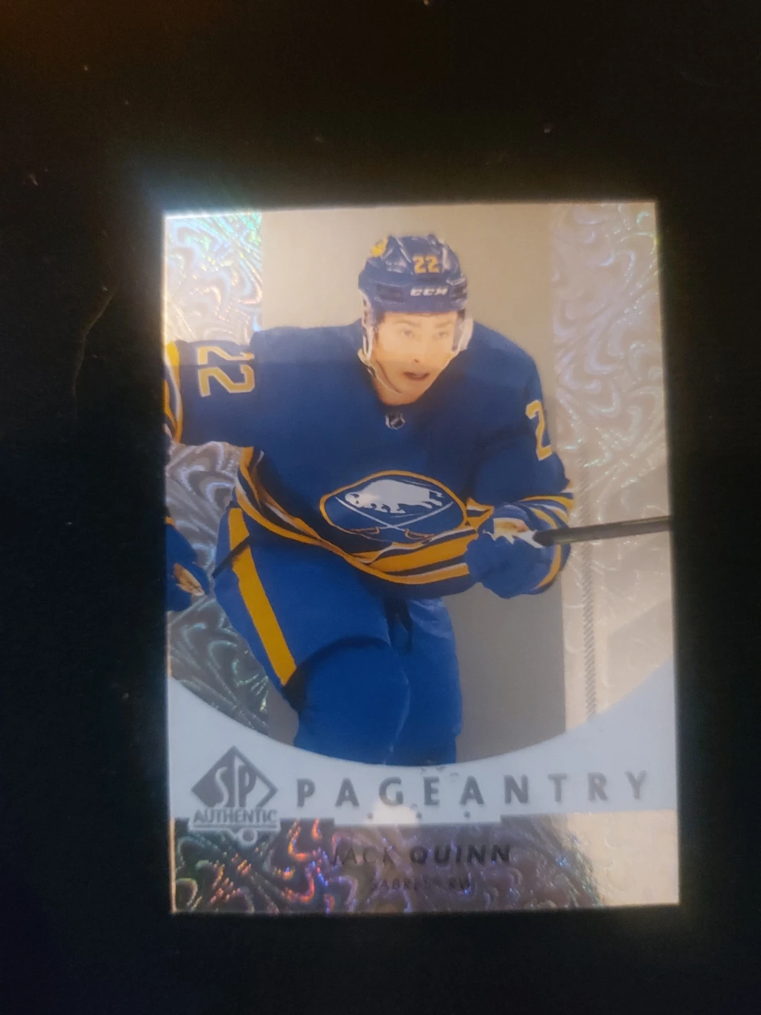 2022-23 Upper Deck SP Authentic Jack Quinn Hockey Card