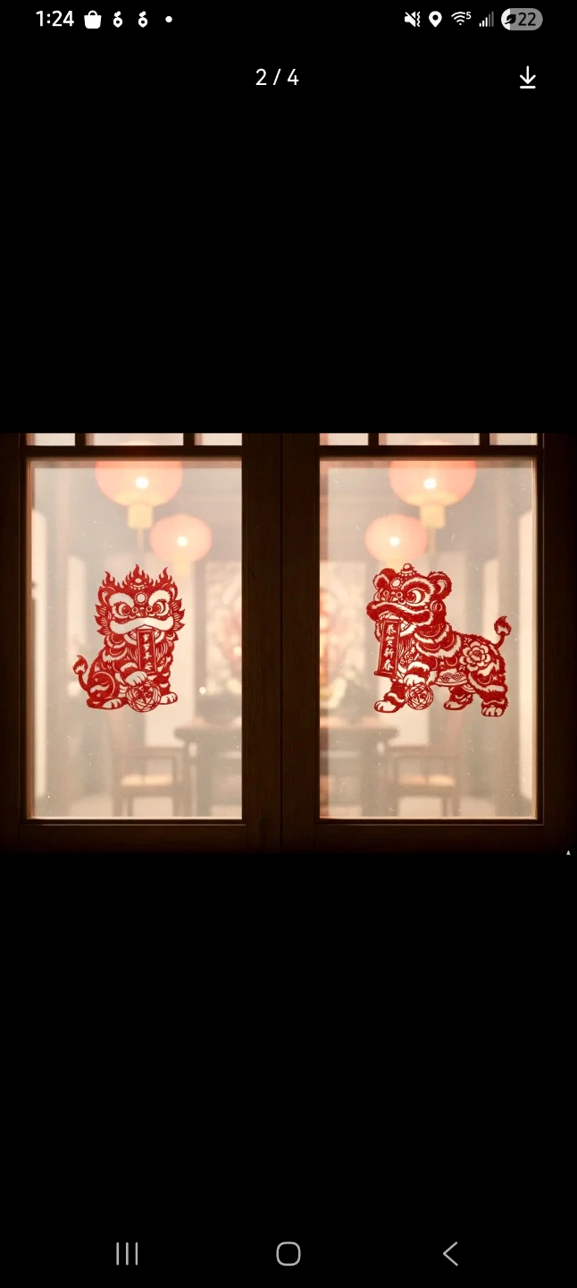 Chinese New Year plastic Cutouts - Horse, Rabbit, Lion Dance - photo 4
