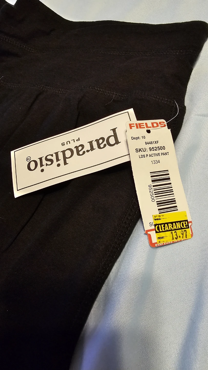 Paradiso Plus Black Wide Leg Active Pants Size 10 - photo 2