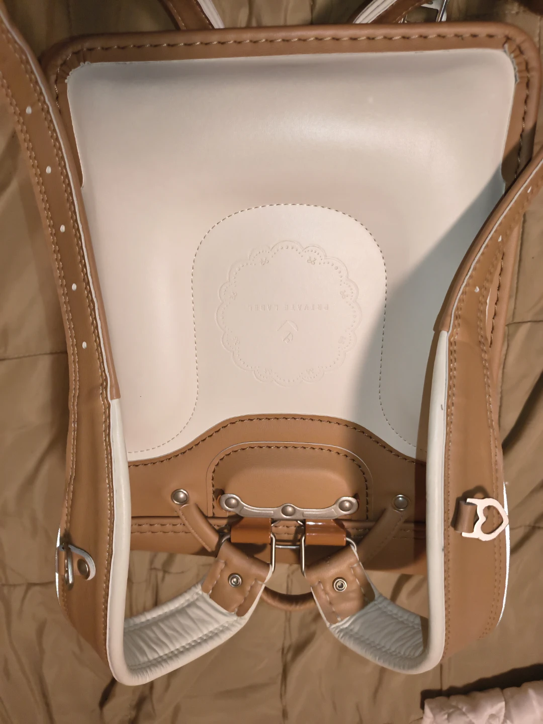 Private Label Backpack - Tan/Pink Stripe - photo 5