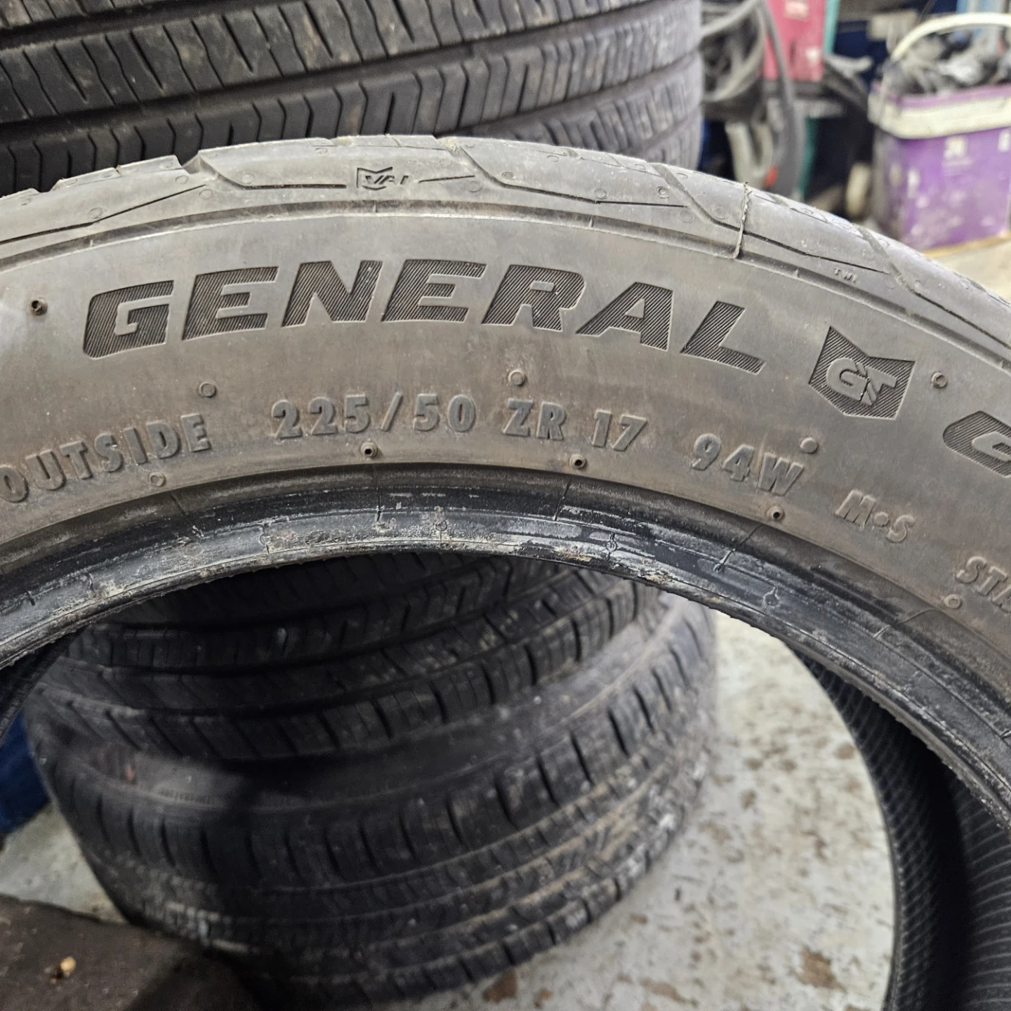 General 225/50 ZR17 94W Tires (Set of 4) - photo 3