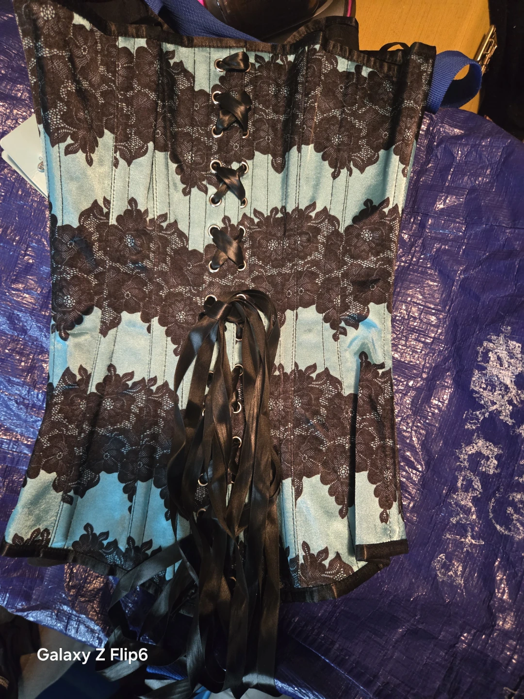 Bunny Corset Yasemia Satin Overbust Corset Size 22 - photo 2