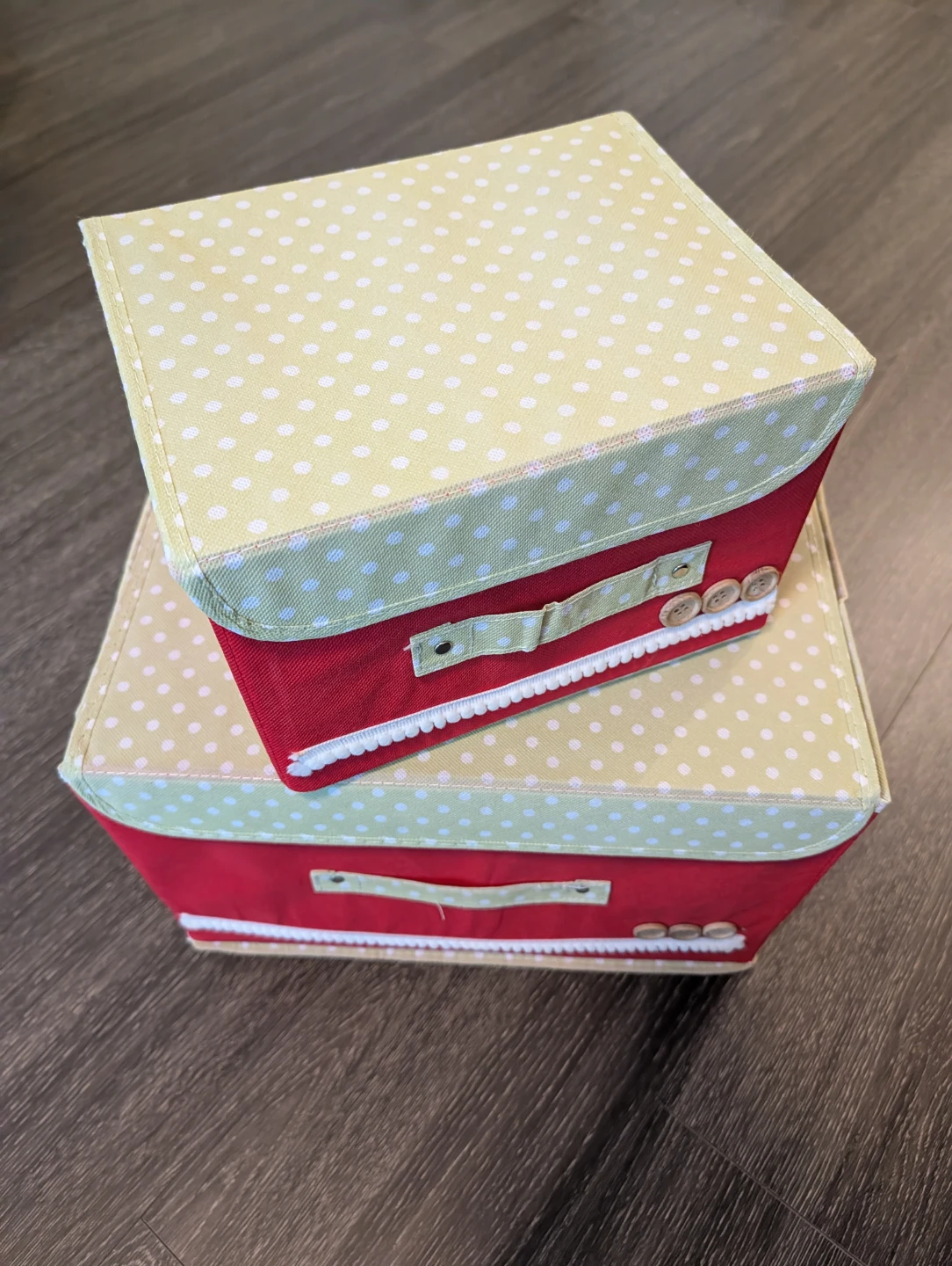 Fabric Storage Boxes with Lids