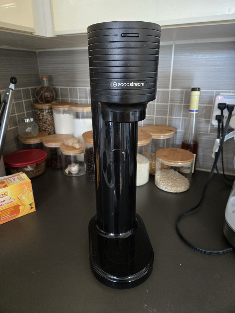 Black SodaStream Sparkling Water Maker