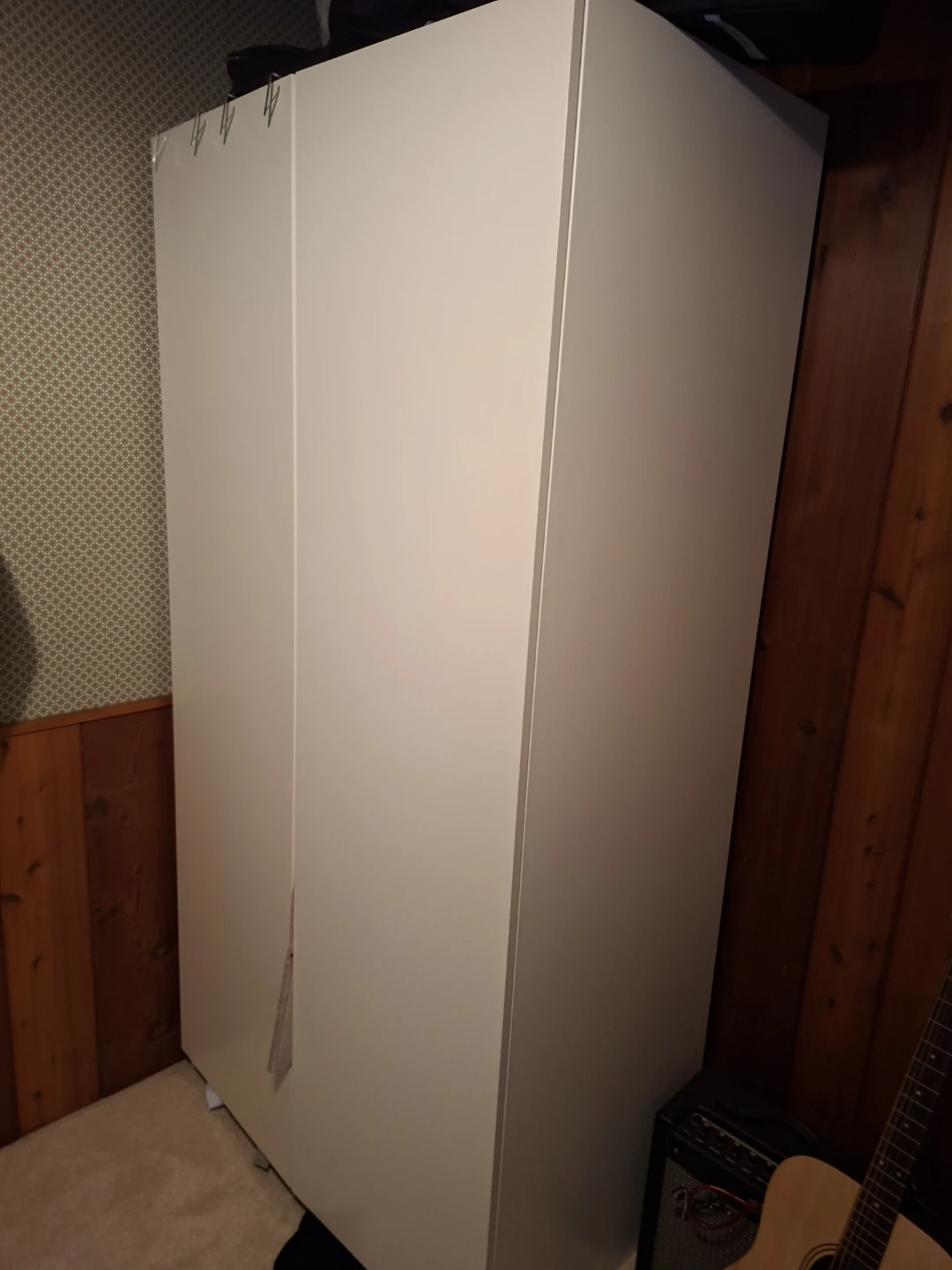 White Wardrobe with Double Doors