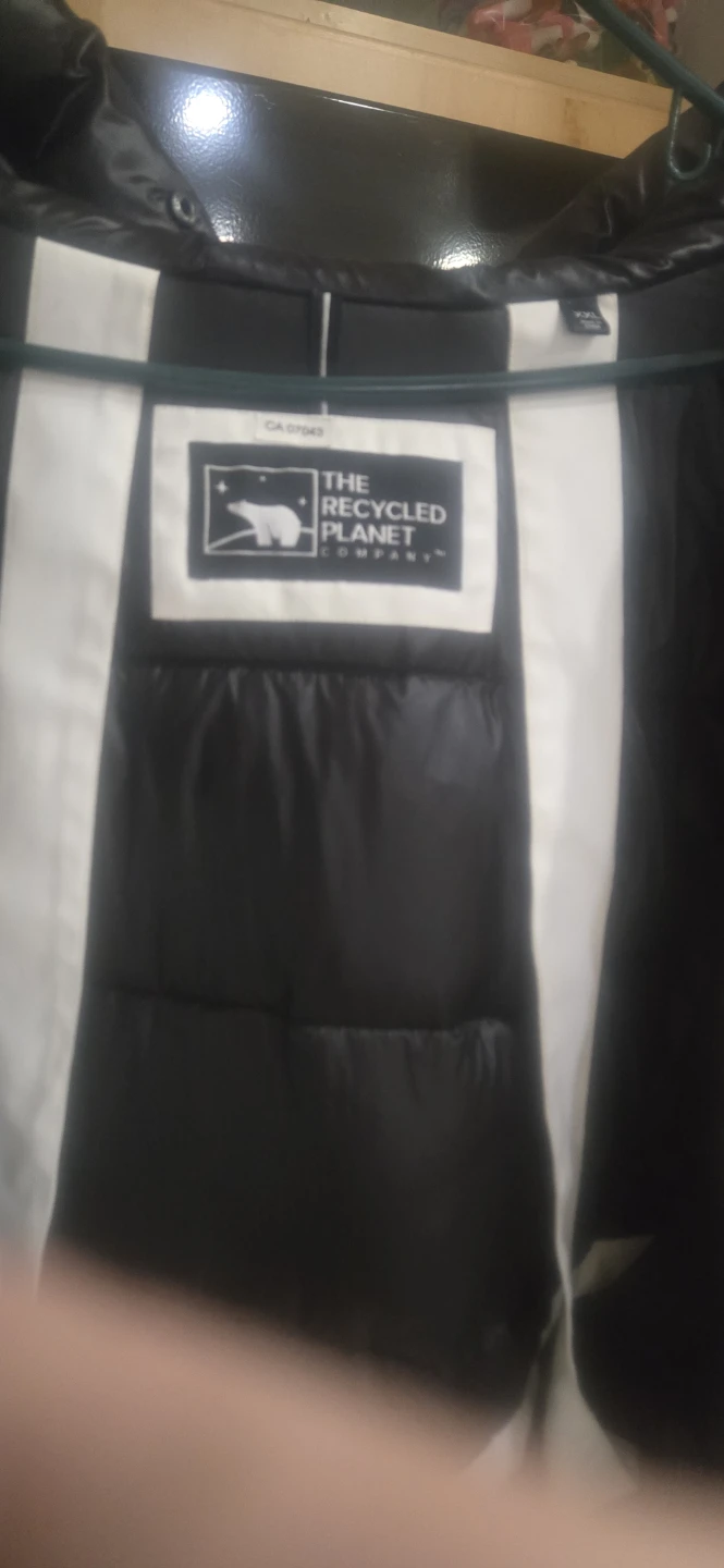 The Recycled Planet Company White Winter Jacket