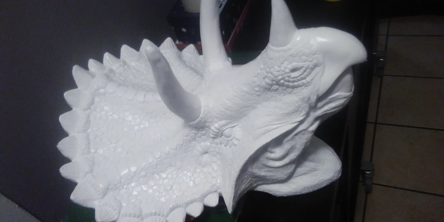 Triceratops Wall-Mounted Head 🦖 - photo 2