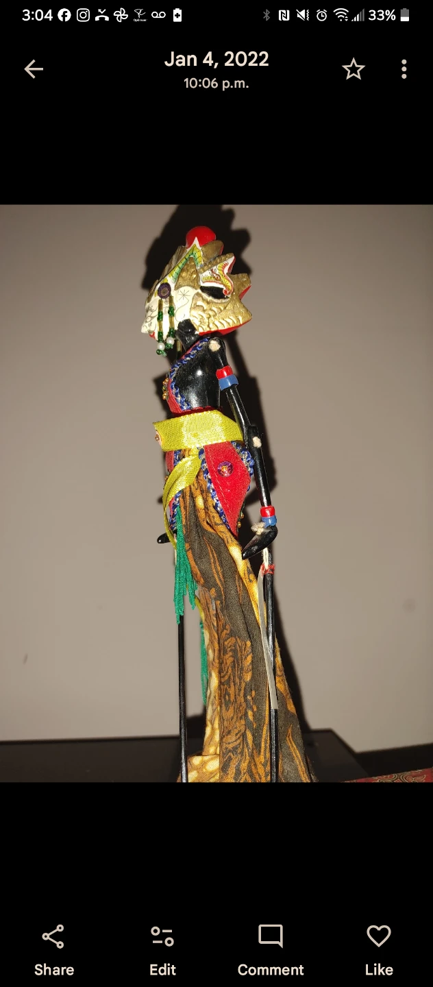 Wayang Golek Rod Puppet - photo 3