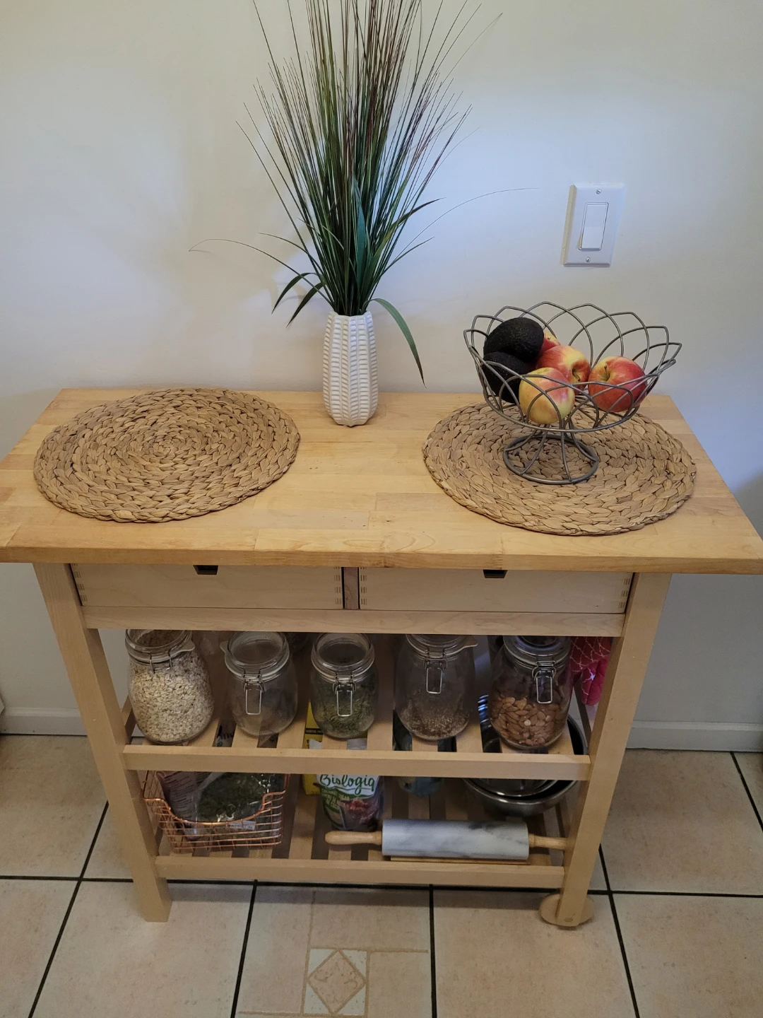IKEA Wooden Kitchen Cart - photo 3