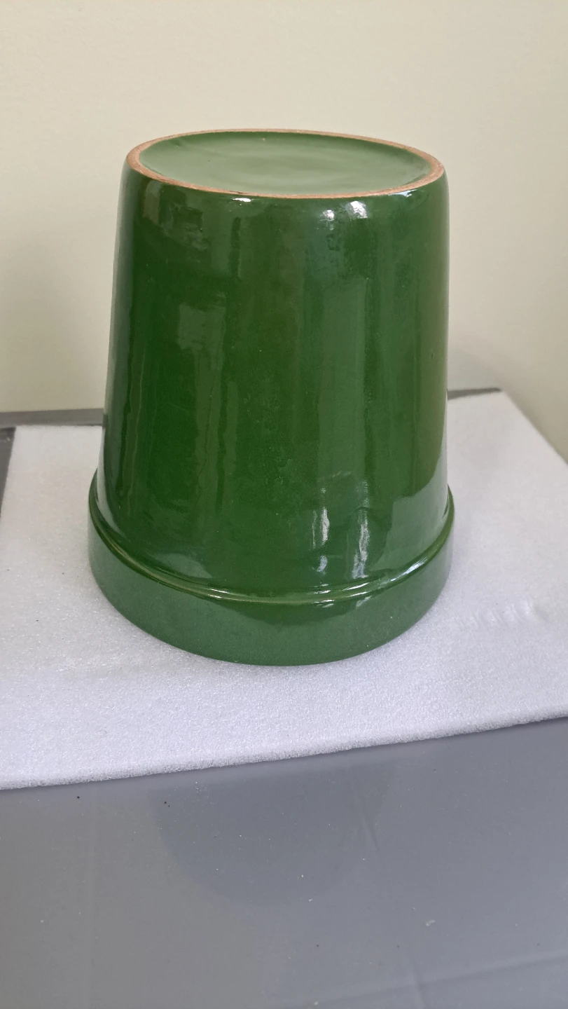 Green Ceramic Pot - photo 4