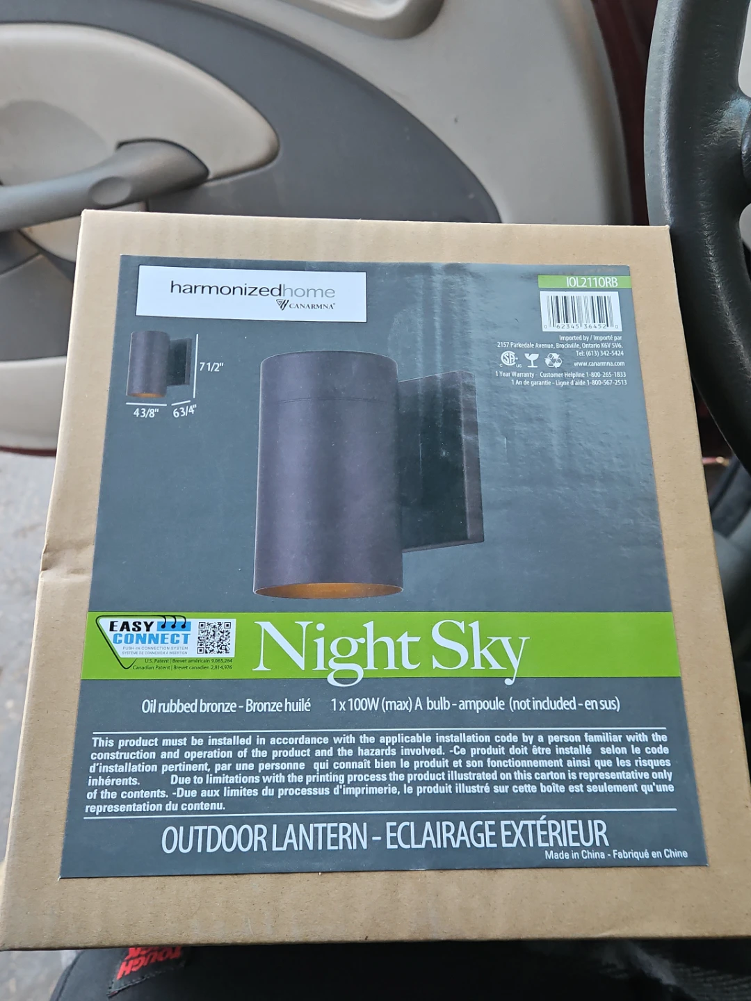 Harmonized Home Night Sky Outdoor Lantern