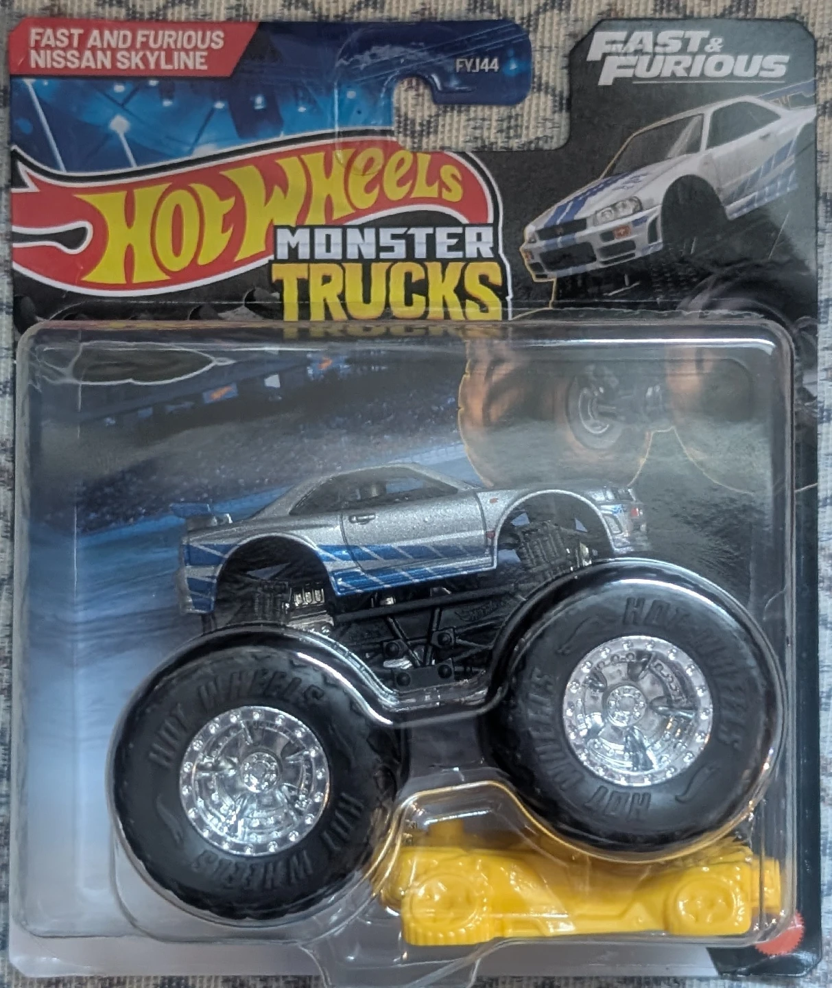 Hot Wheels M.T. '26: Brian's (R34) Nissan Skyline GT-R