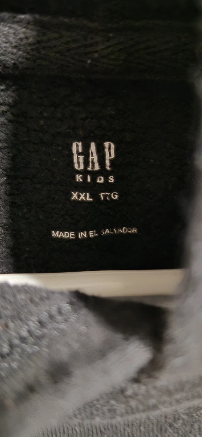 GAP Kids Black Hoodie XXL T7G