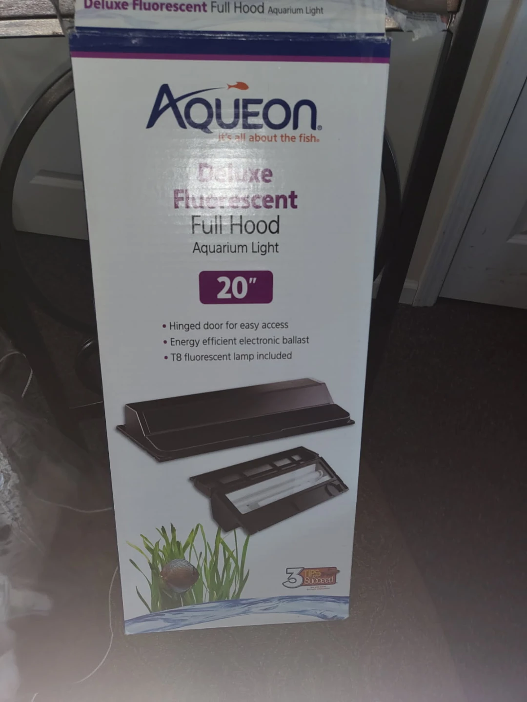 Aqueon 20" Deluxe Fluorescent Full Hood Aquarium Light