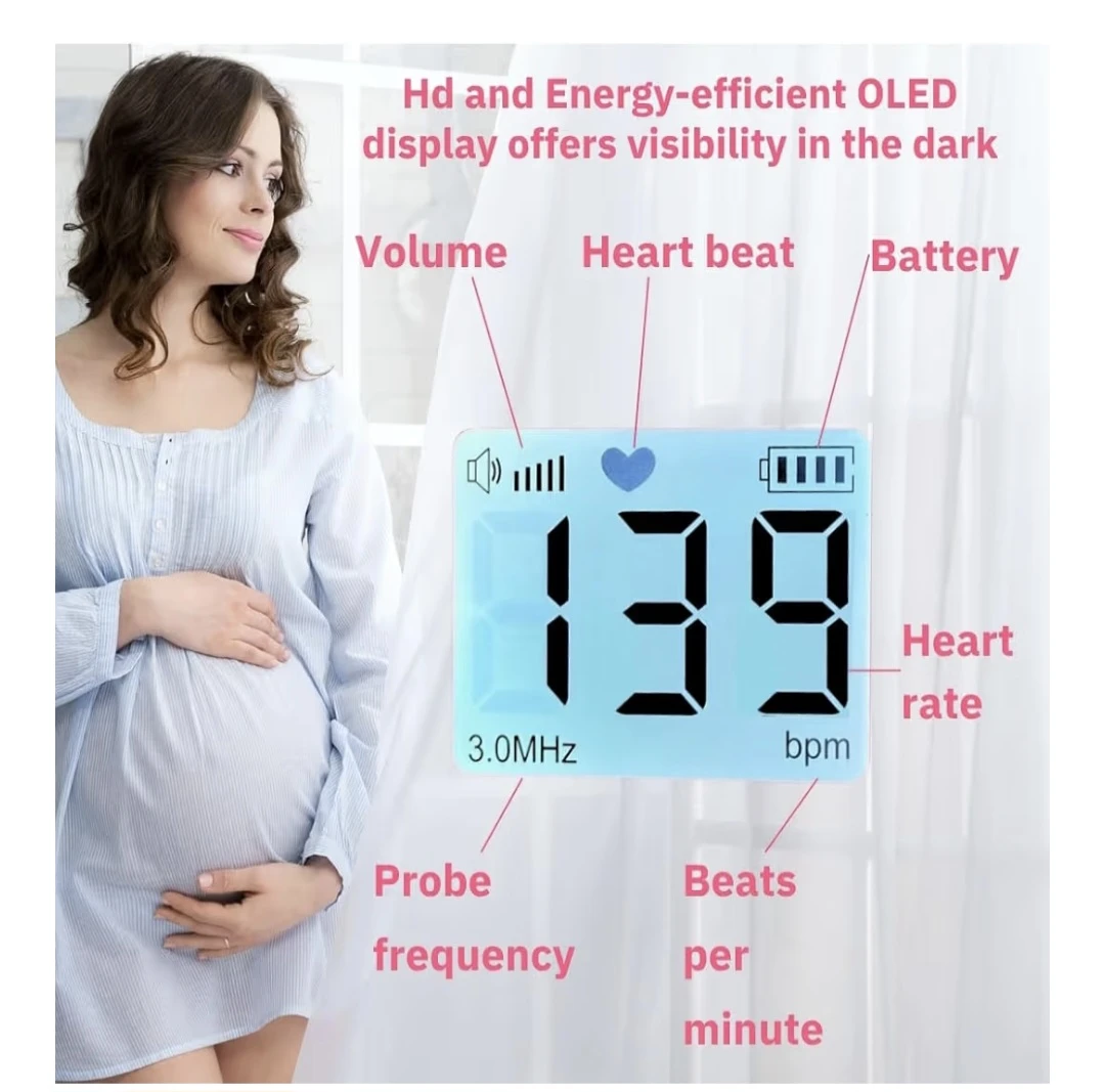 Handheld Prenatal Listening Device for Pregnancy Heart Rate - photo 2