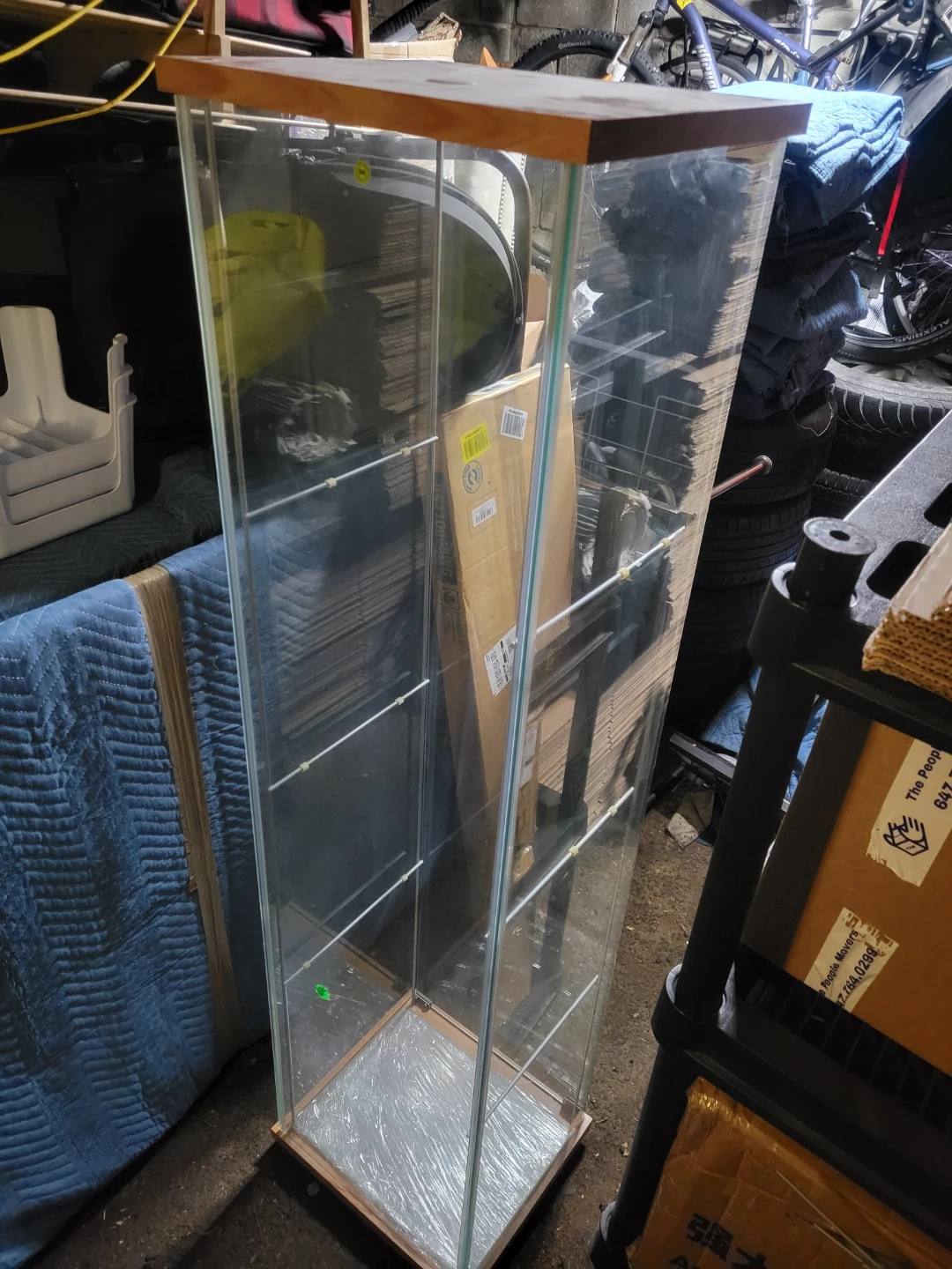 GLASS SHELVING UNIT - photo 2