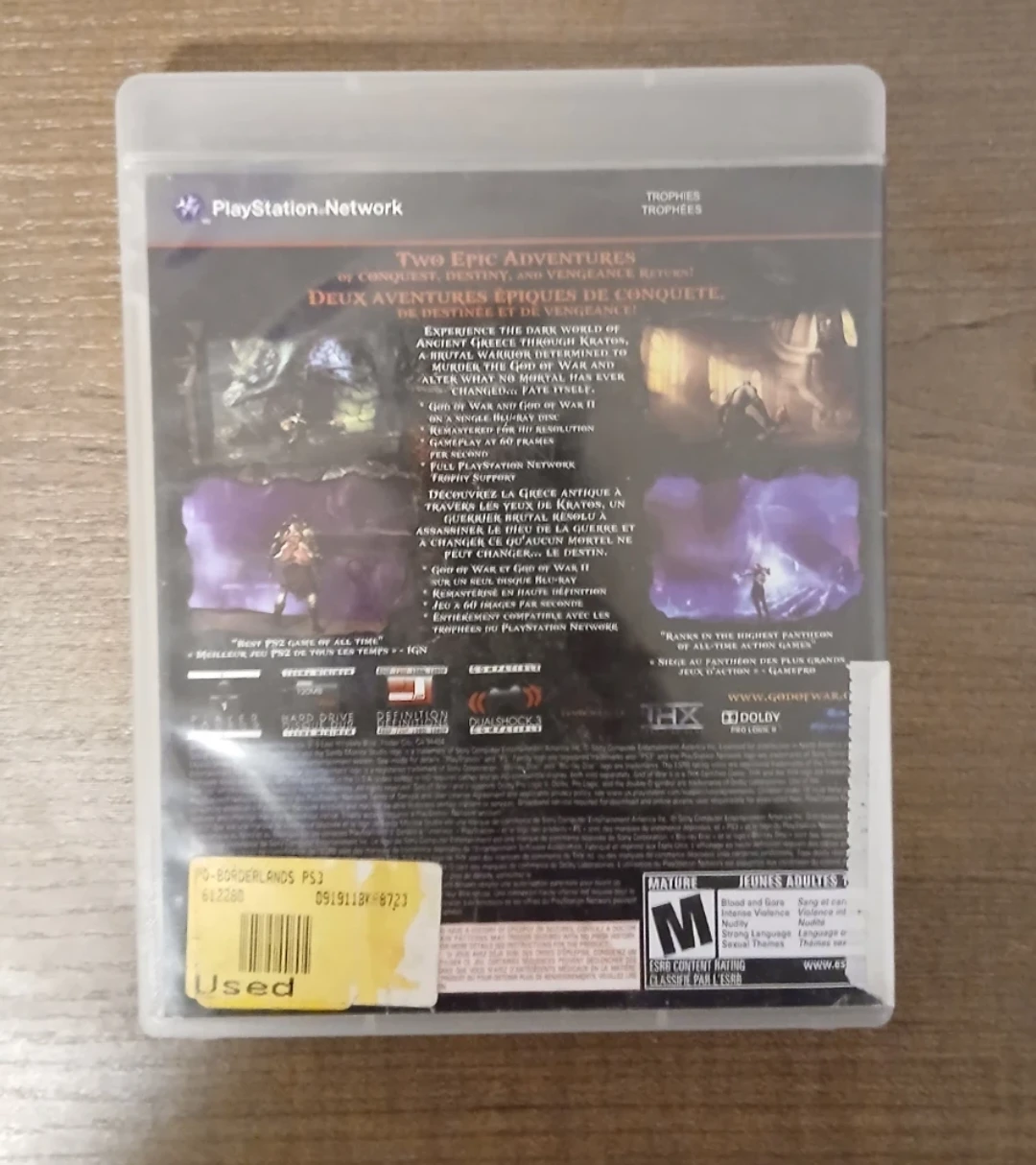 God of War Collection PS3 Game - photo 3