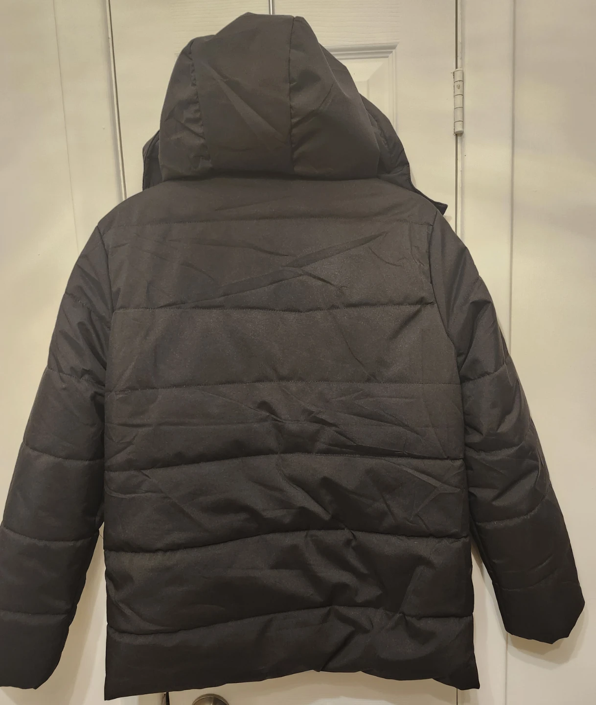 Men's Fleece-Lined Puffer Jacket with Hood -Size XS - photo 5