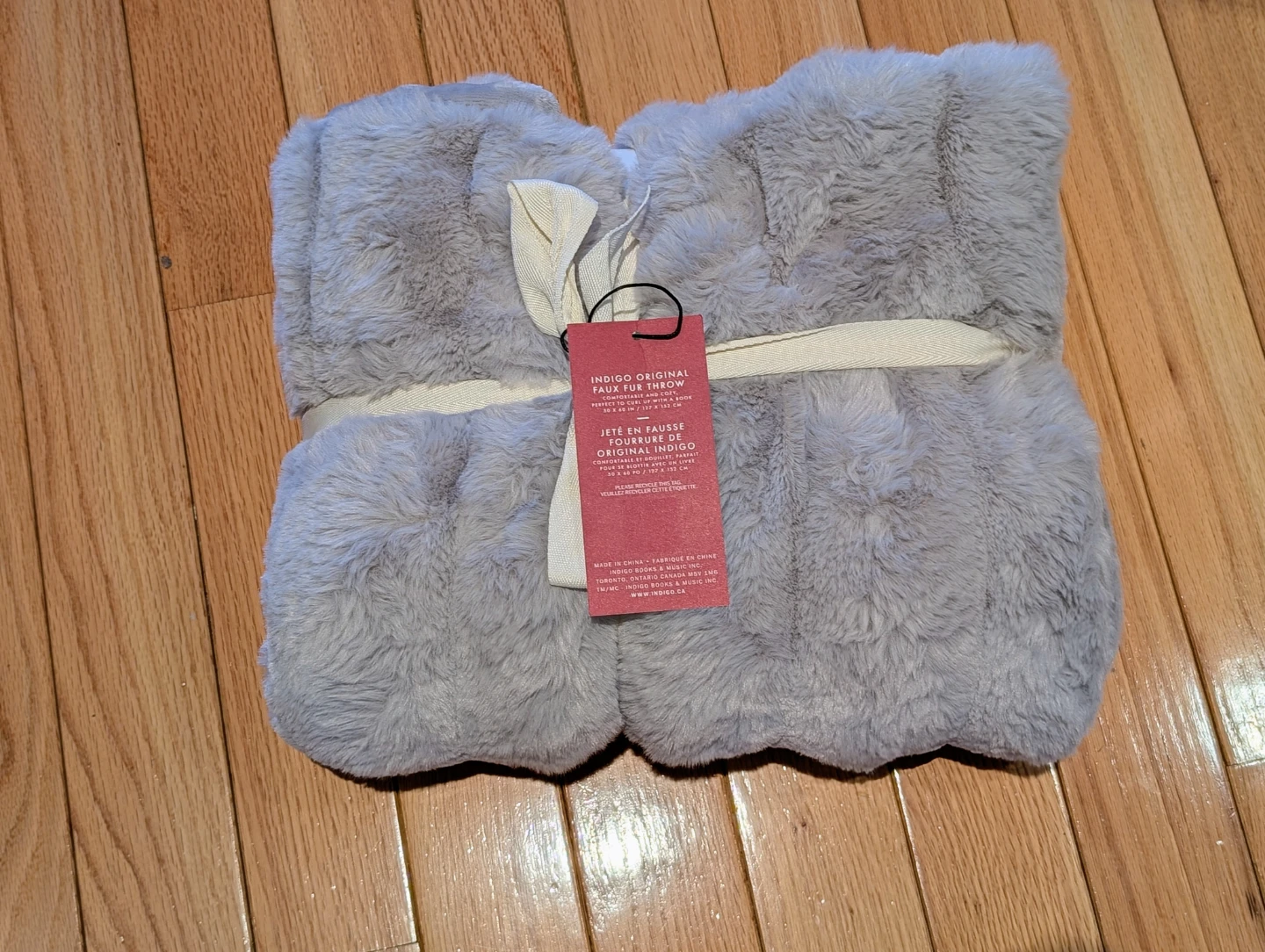 Indigo Faux Fur Throw Blanket - photo 2