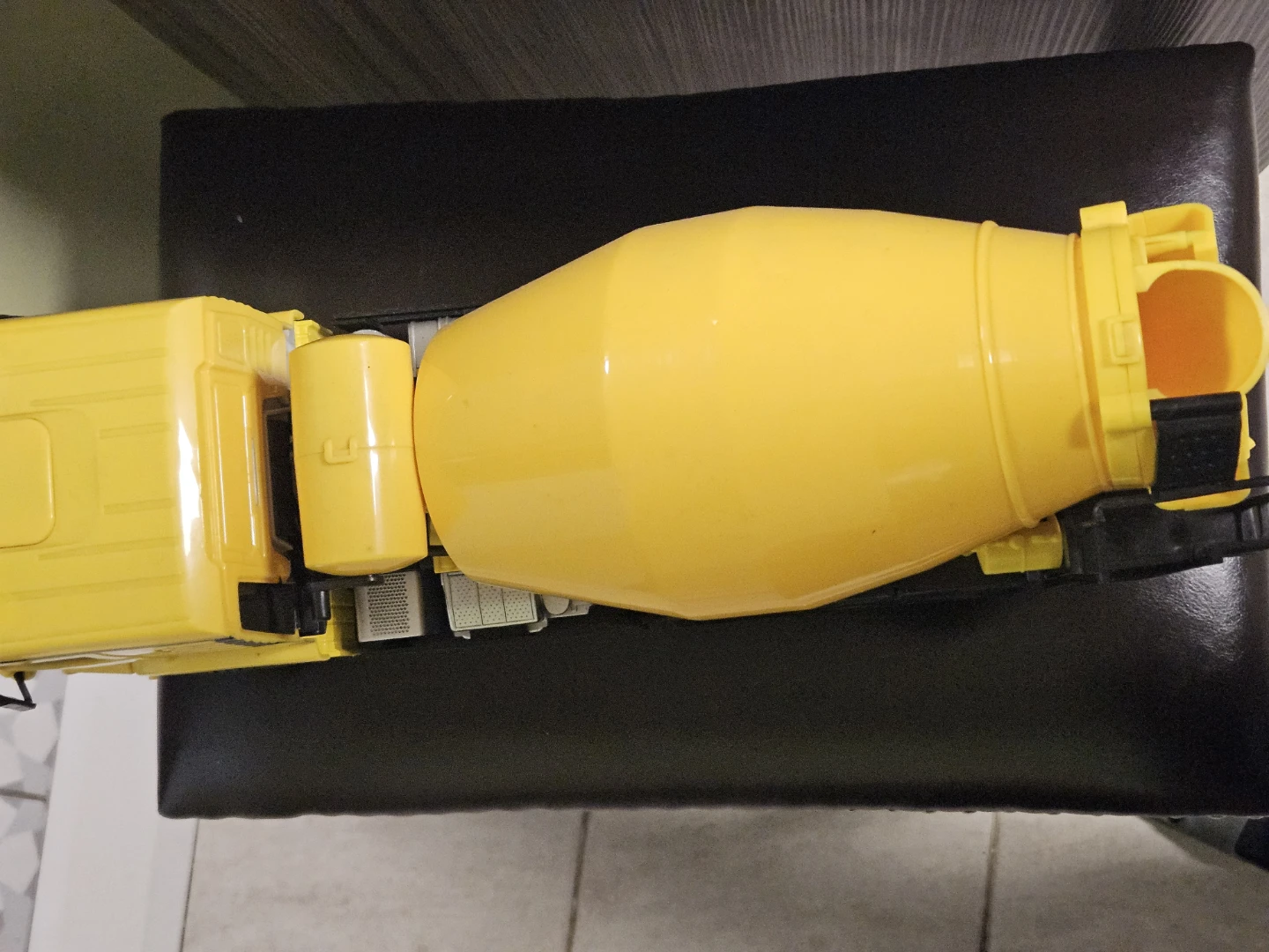 Yellow MAN Cement Mixer Toy Truck - photo 2