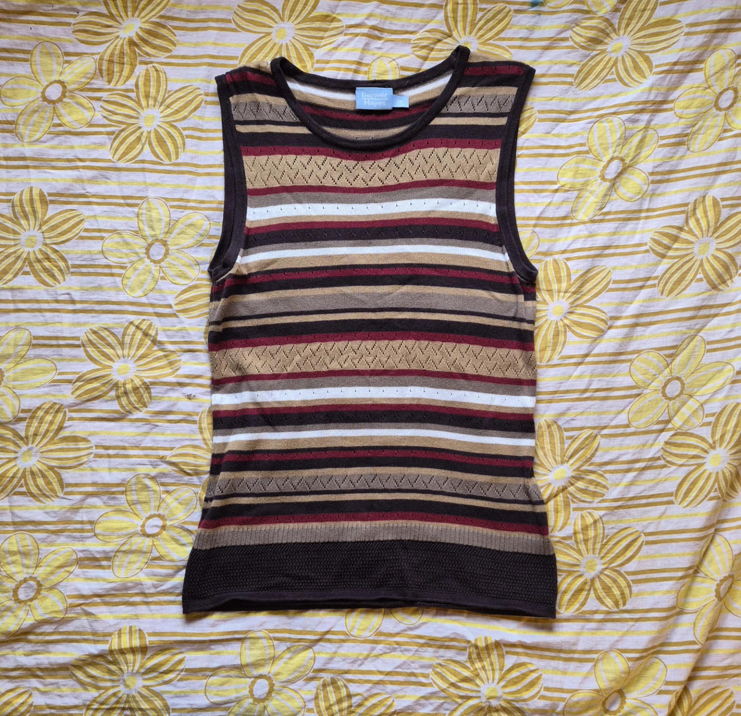 Denver Hayes striped tank top