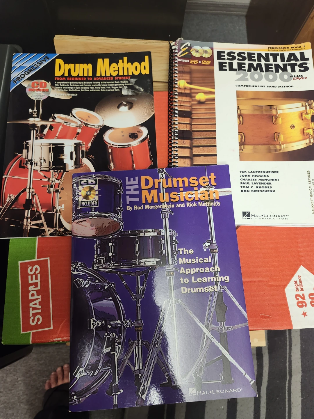 Drums learning books (3 books)
