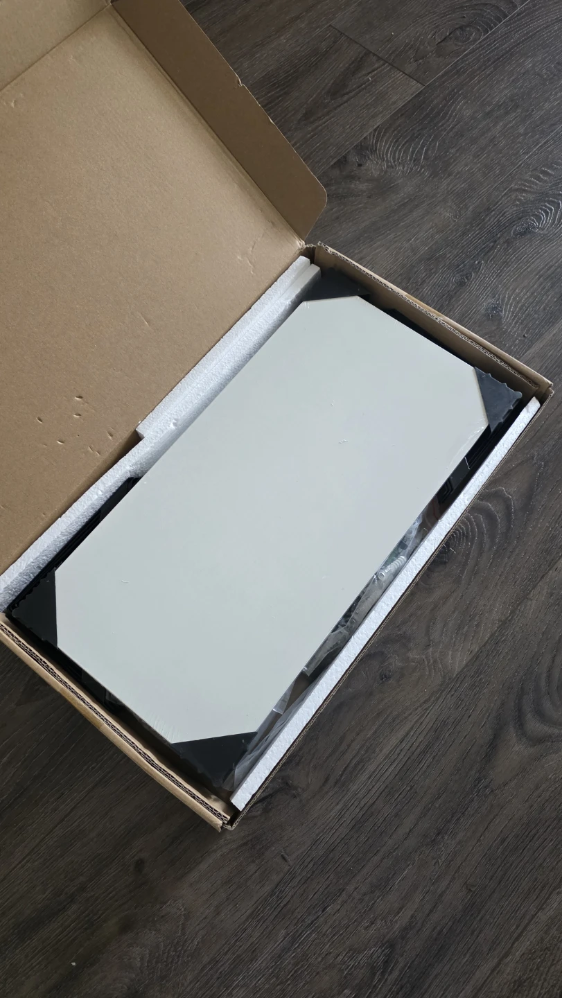 White Floating Shelves with Black Brackets (Set of 3) - photo 3