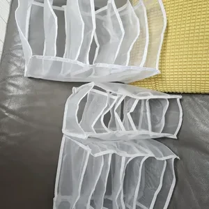 Set of 3 White Mesh Organizers - photo 2