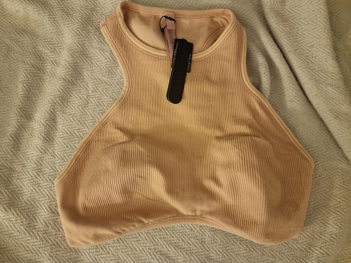 Nike SKIMS ribbed seamless racer front bra