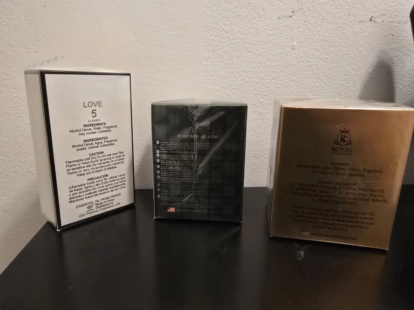 3 Perfumes: Love 5 Classic, Position Au Vert, Royal - photo 3