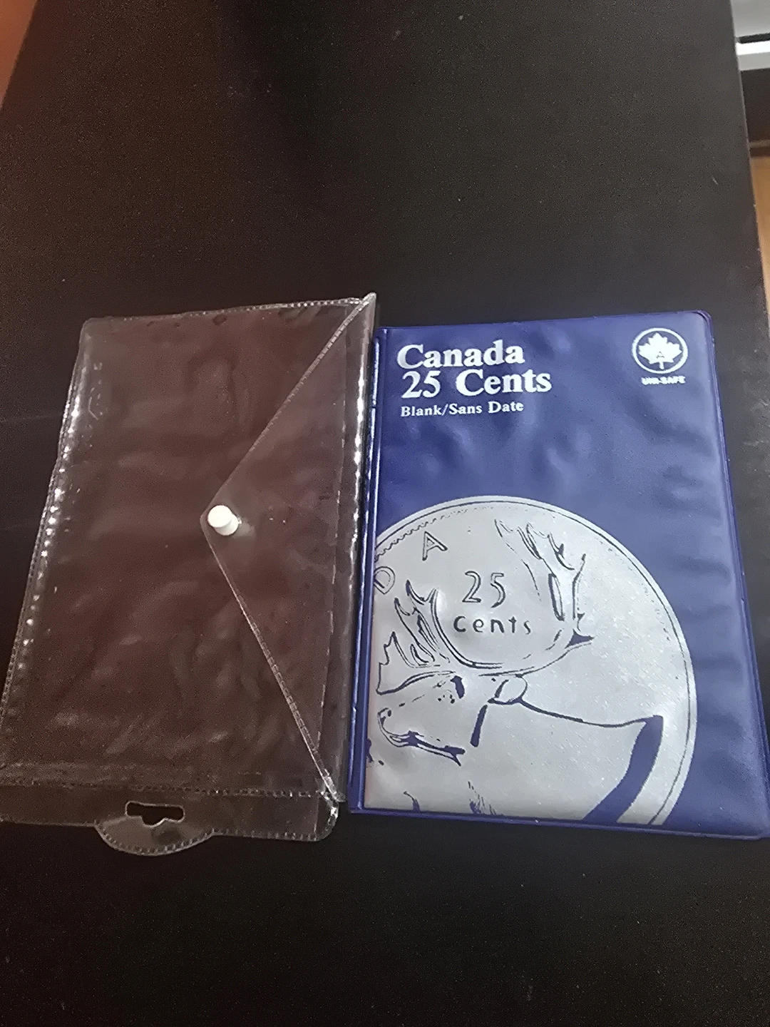 Canada 25 Cents Blank/Sans Date Coin Collector Folder