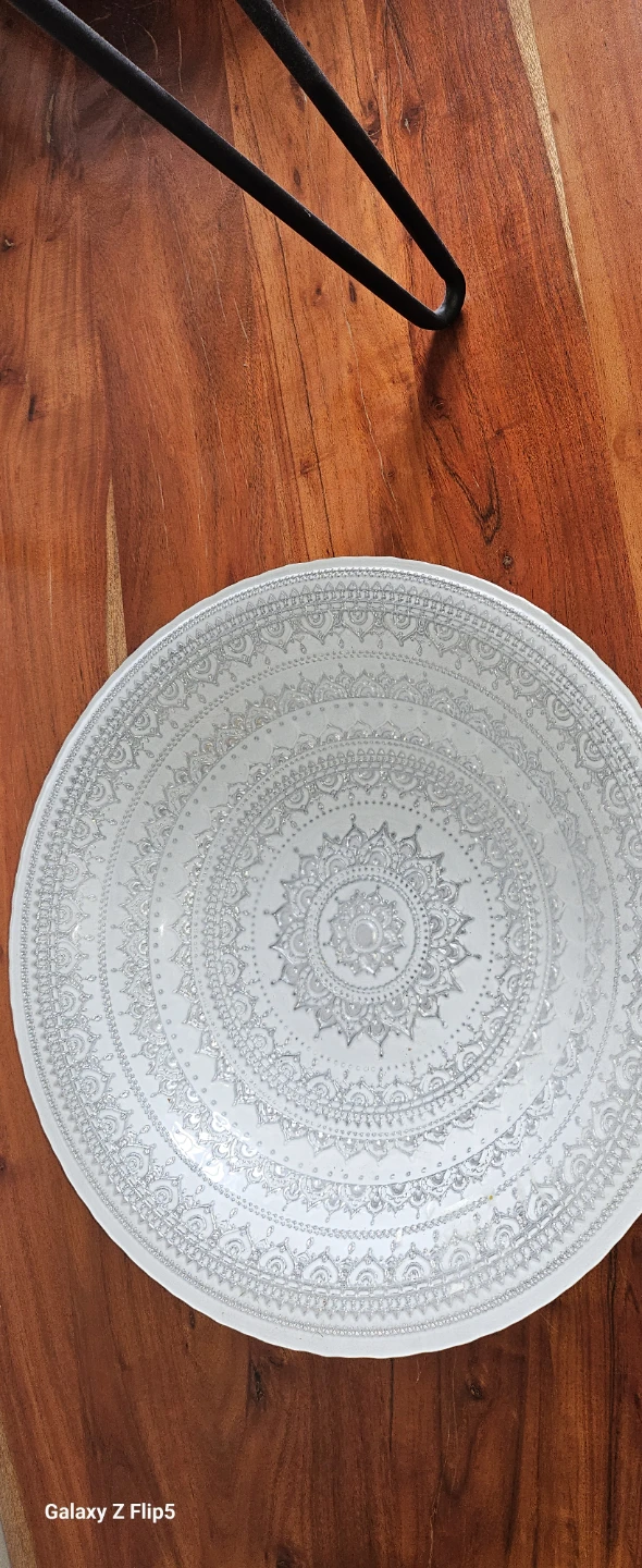 Decorative Serving Platter with Mandala Design - photo 3