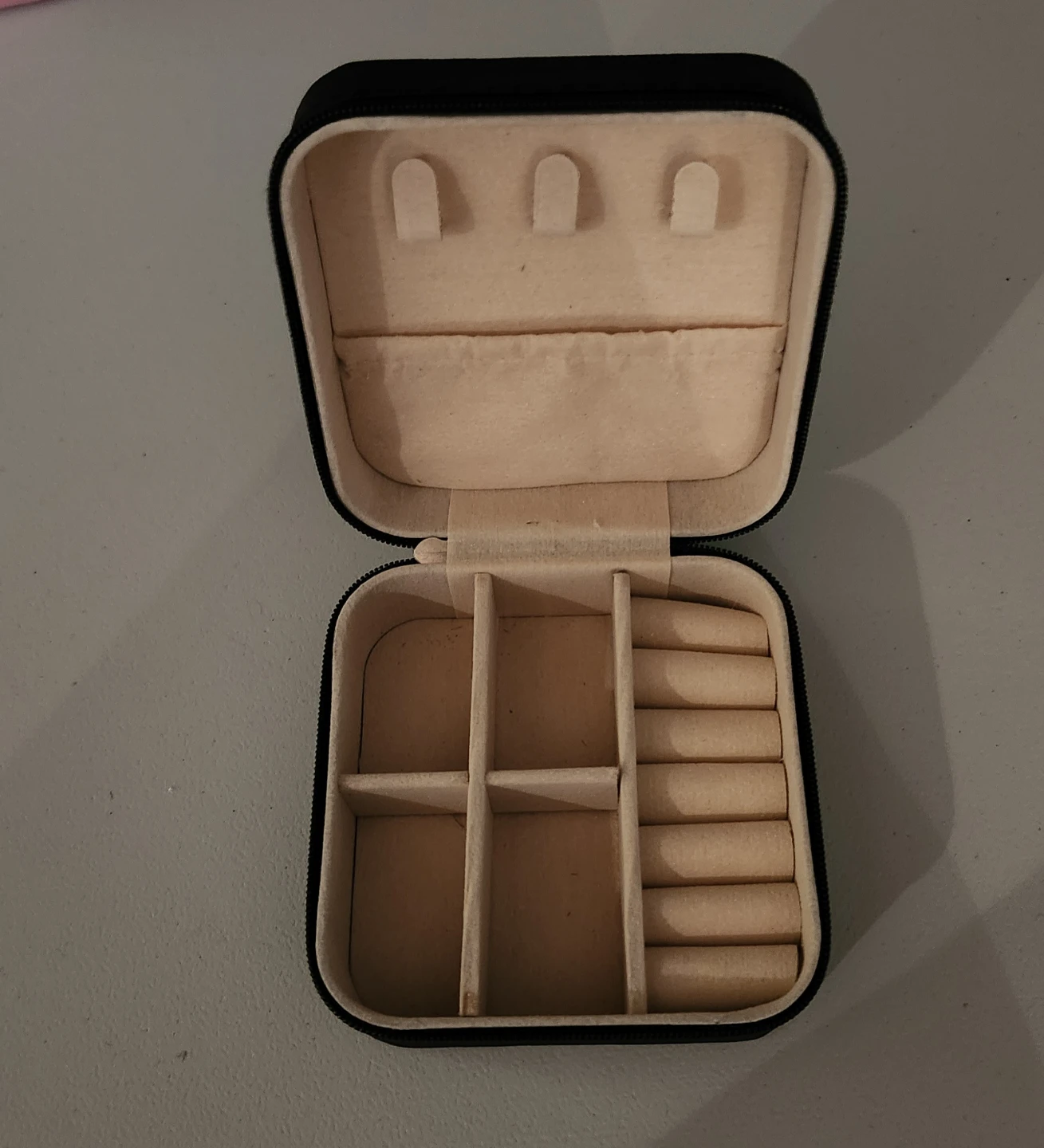 Black Travel Jewelry Organizer Box