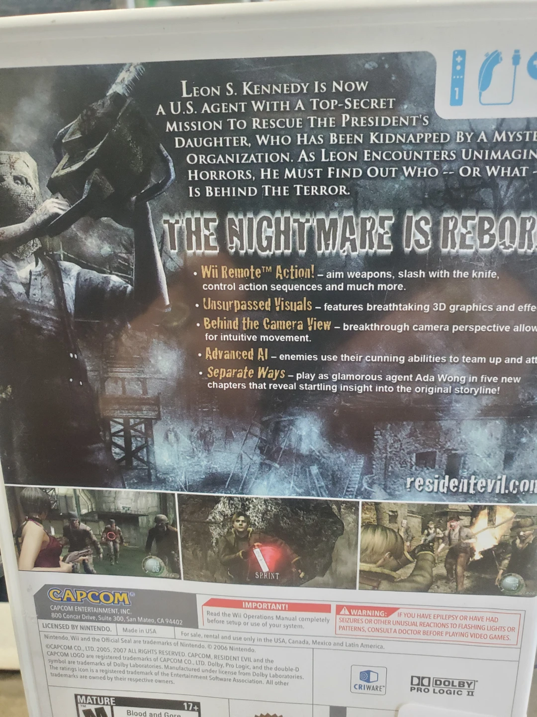 Resident Evil 4: Wii Edition Video Game - photo 2